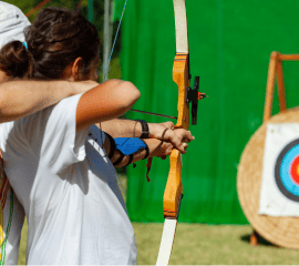 tiro con arco campamento